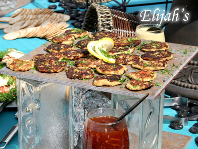 Elijah's Catering San Diego, Crab Cakes at the Moores Cancer Center.